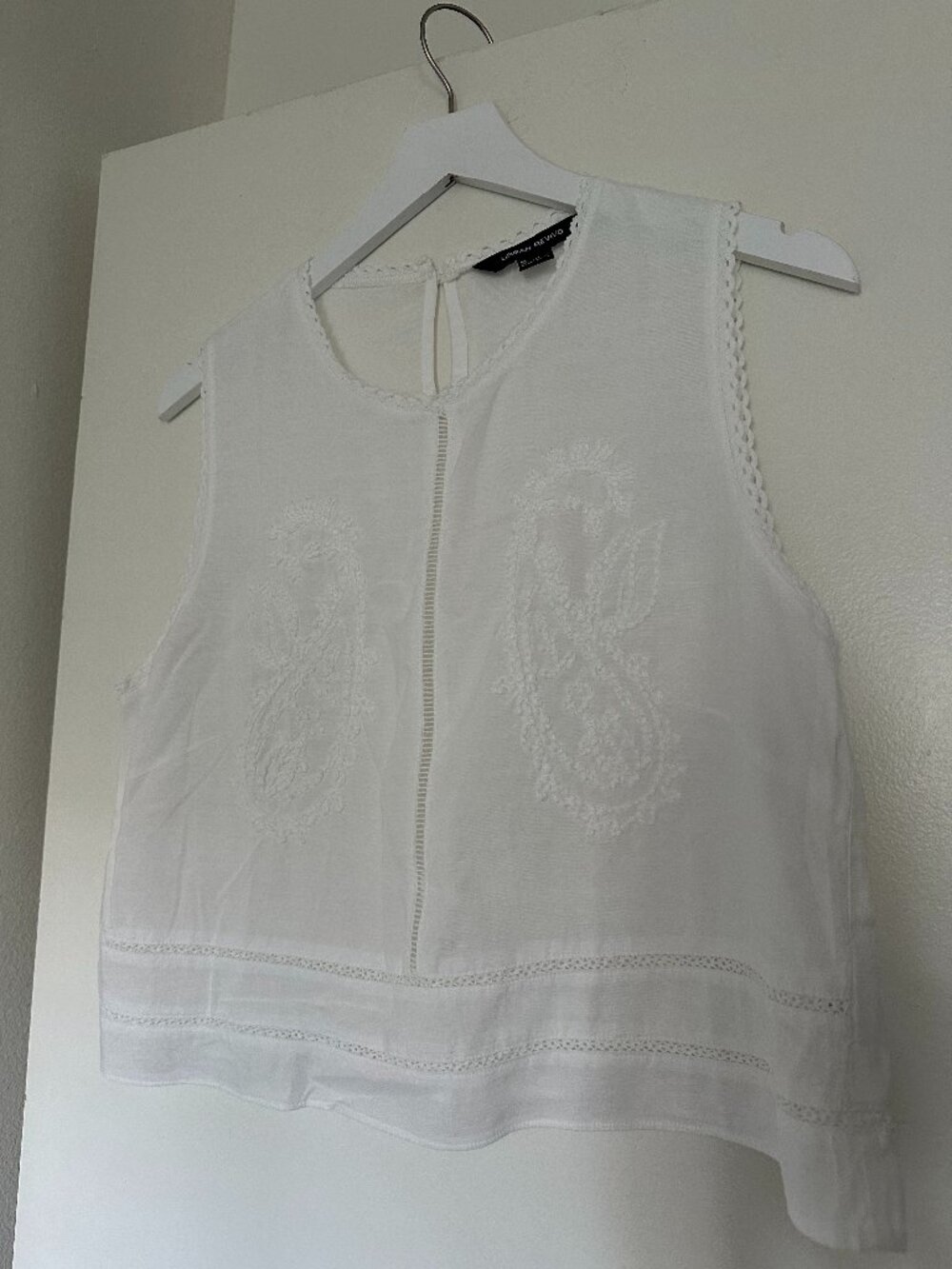 Urban Revivo Eyelet Tank Blouse